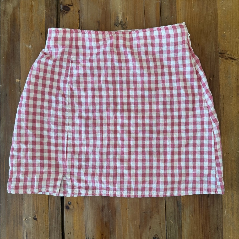 American Eagle Gingham Mini Skirt